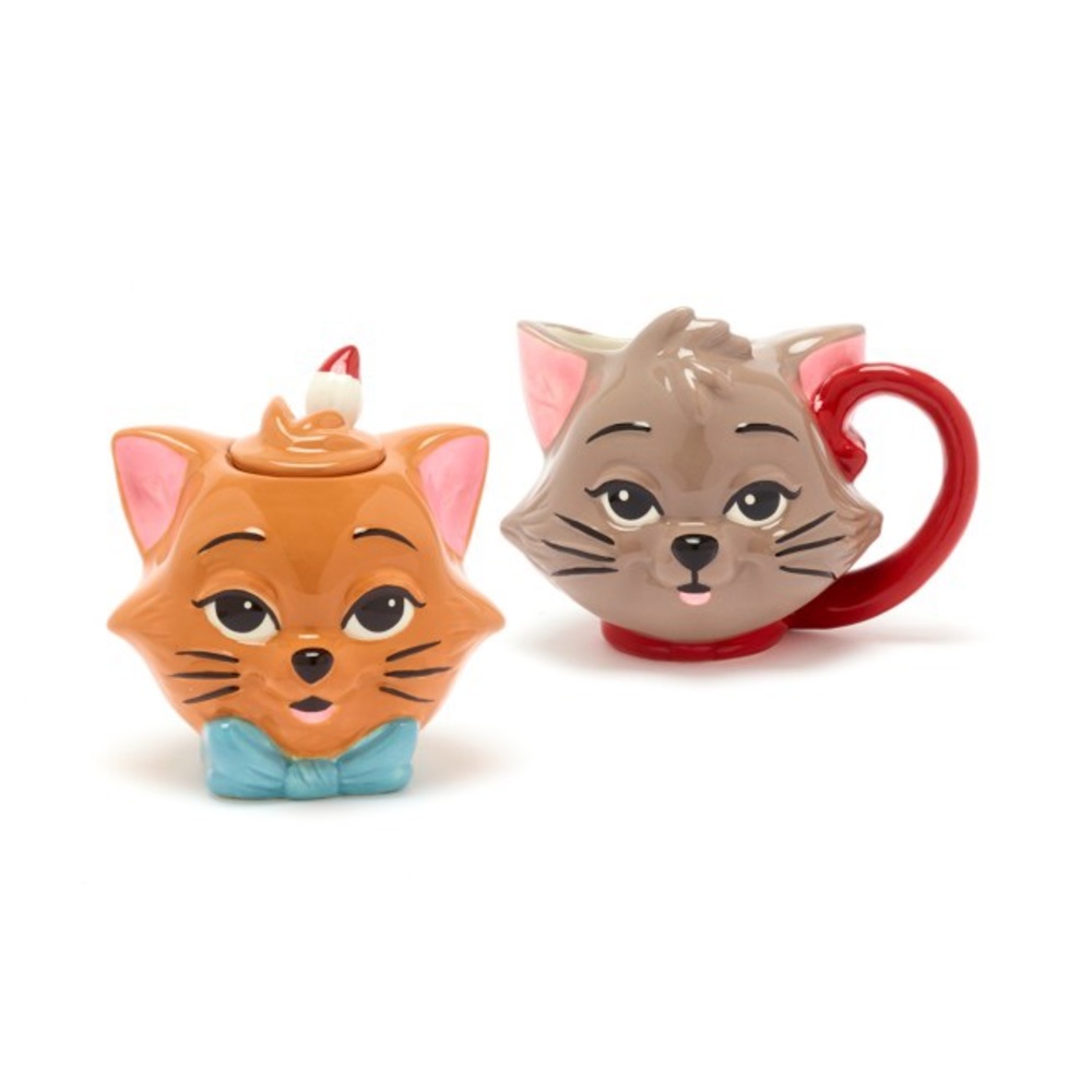 Disney Parks Ann Shen The Aristocats Cream and Sugar Holders